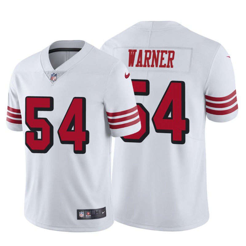 Men San Francisco 49ers #54 Fred Warner Nike White Color Rush Limited NFL Jersey->san francisco 49ers->NFL Jersey